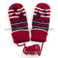 Hot Sale Warm Knitting Acrylic Jacquard Gloves & Mittens